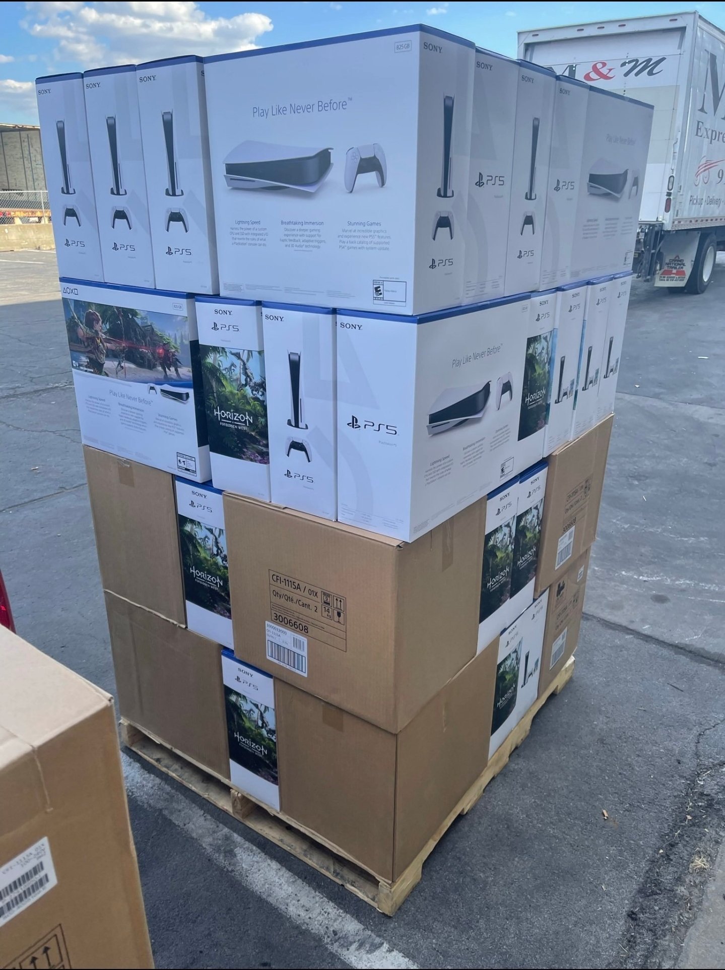 PS5 pallets for sale